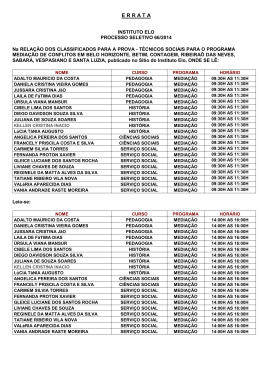 E R R A T A - Instituto Elo