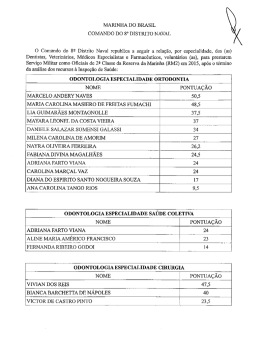 MARINHA DO BRASIL COMANDO DO 8° DISTRITO NAVAL