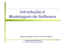 Introdu&ccedil;&atilde;o &agrave; Modelagem de Software