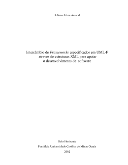 Intercâmbio de Frameworks especificados em UML