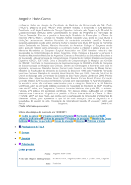 Angelita Habr-Gama - Funda&ccedil;&atilde;o Conrado Wessel