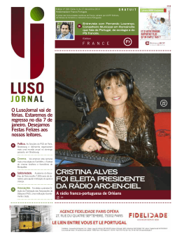 Cristina alves foi eleita Presidente da r&aacute;dio arC-en-Ciel
