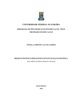 UNIVERSIDADE FEDERAL DA PARAÍBA