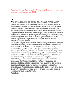 Resenha 10.. .verificar o conteúdo .... possui 2 textos – 1