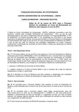 Edital publicado em 27/03/2015