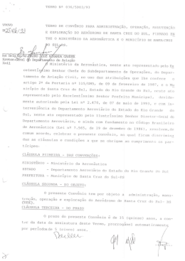 Santa Cruz do Sul - SSSC - Secretaria de Aviação Civil