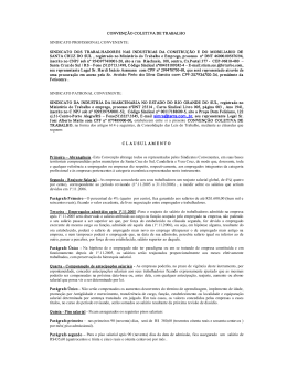 sindicato dos trabalhadores nas industrias