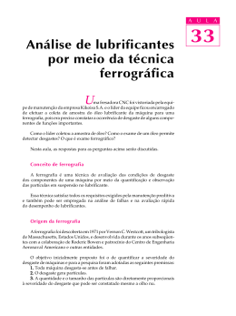 33-An&aacute;lise de Lubrificantes