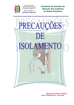 Precau&ccedil;&otilde;es de Isolamento