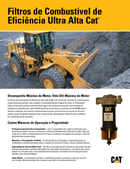 Filtros de Combust&iacute;vel de Efici&ecirc;ncia Ultra Alta Cat&reg; pdf