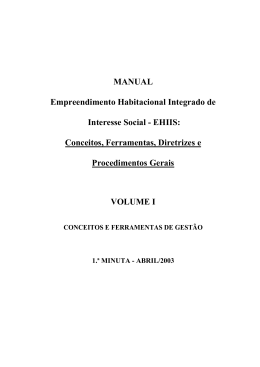 Empreendimento Habitacional de Inter&ecirc;sse Social V1