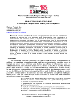 estrat&eacute;gias compositivas e solu&ccedil;&otilde;es exemplares