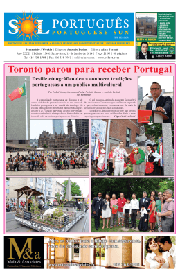 Toronto parou para receber Portugal