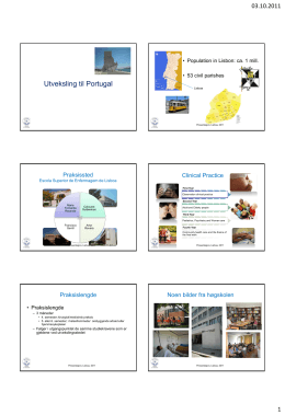 Utveksling til Portugal