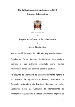 Dia da Região Autónoma dos Açores 2015 Insígnias Autonómicas 1