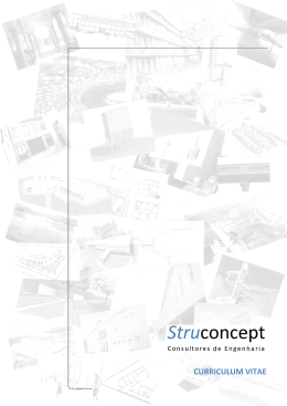CURRICULUM VITAE - Struconcept, Lda.