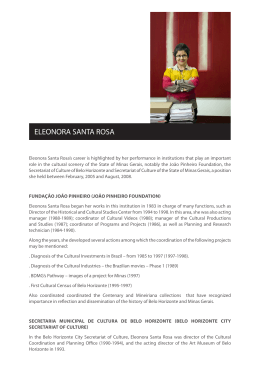 ELEONORA SANTA ROSA - Santa Rosa Bureau Cultural