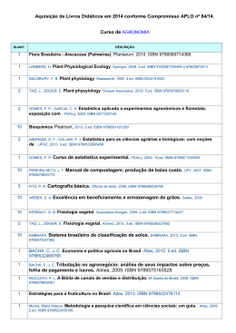 Aquisi&ccedil;&atilde;o de Livros Did&aacute;ticos em 2014 conforme