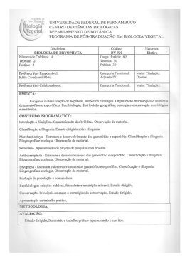 bv-930 biologia de bryophyta - Programa de Pós
