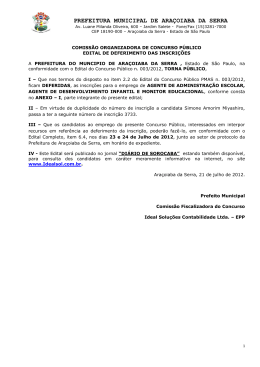 prefeitura municipal de ara&ccedil;oiaba da serra