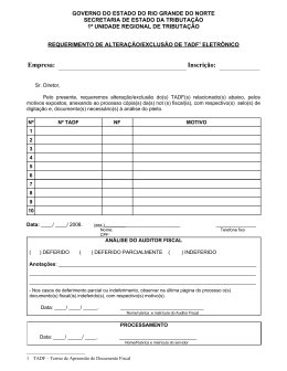Secretaria de Estado da Tributação