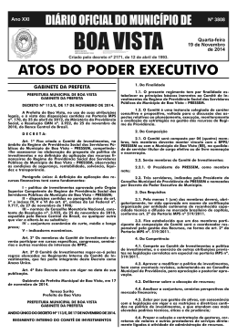 dom n&ordm; 3808.indd - Prefeitura Municipal de Boa Vista