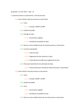 Valida&ccedil;&atilde;o de Conte&uacute;do / Central de Atendimento