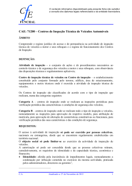 Centros de Inspec&ccedil;&atilde;o
