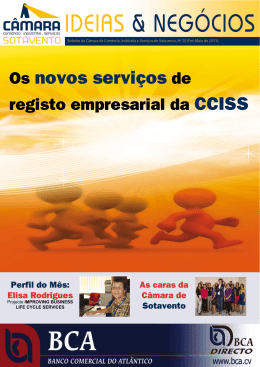 Leia o boletim - Conselho das Câmaras Portuguesas de Comércio