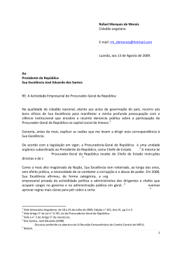 Rafael Marques de Morais Cidad&atilde;o angolano ~Y&bull; E
