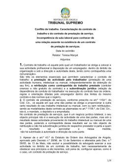 N.&ordm; 04-11-1068 - Republica de Angola Tribunal Supremo