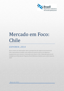 Chile - Associa&ccedil;&atilde;o Brasileira da Ind&uacute;stria de M&aacute;quinas