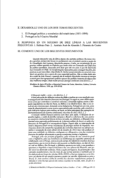 II. DESARROLLE UNO DE LOS DOS TEMAS SIGUIENTES: l. El