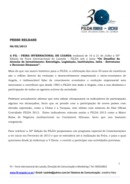 Press Release FILDA 2010