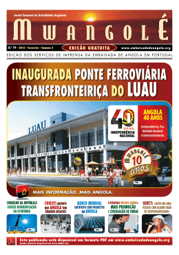 Fevereiro S3 - Embaixada da Rep&uacute;blica de Angola em Portugal