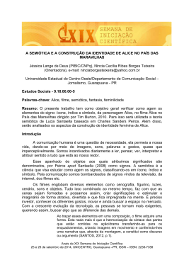 A SEMI&Oacute;TICA E A CONSTRU&Ccedil;&Atilde;O DA IDENTIDADE DE