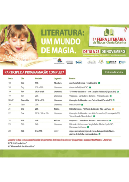 1ª feira literária