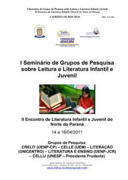 3. Literatura Infantil e Juvenil - UENP-CCP