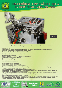 tdm-150 máquina de impressão de etiquetas em