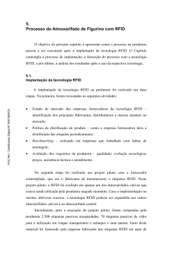 5. Processo do Almoxarifado de Figurino com RFID - Maxwell