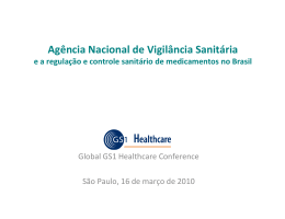Ag&ecirc;ncia Nacional de Vigil&acirc;ncia Sanit&aacute;ria