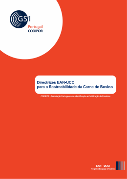 Directrizes EAN.UCC para a Rastreabilidade da Carne de Bovino