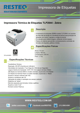 Folder Informativo TLP2844