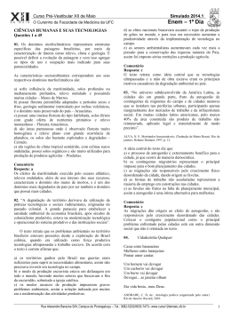 Enem &ndash; 1&ordm; Dia - Curso XII de Maio