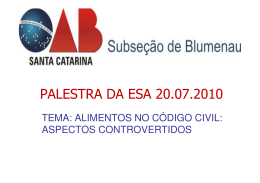 (Microsoft PowerPoint - Alimentos no C\363digo Civil [Modo