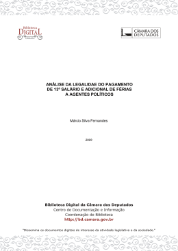 an&aacute;lise da legalidae do pagamento de 13&ordm;