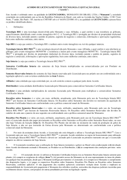 acordo de licenciamento de tecnologia e quita&ccedil;&atilde;o g