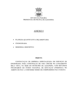 Edital - Prefeitura de Alhandra