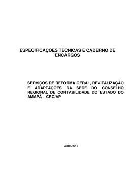 ANEXO II - ESP TEC E ENCARGOS - CRC