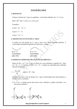 apostila fun&ccedil;&atilde;o do 2&ordm; grau